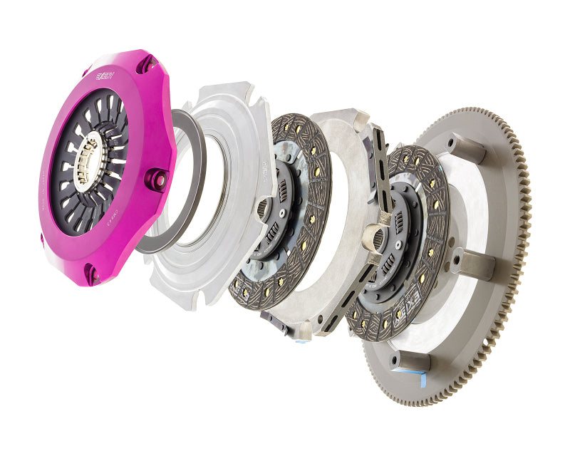Exedy FM022SDF 04-17 Subaru WRX STI EJ255/EJ257 2.5L Twin-Organic Clutch Kit