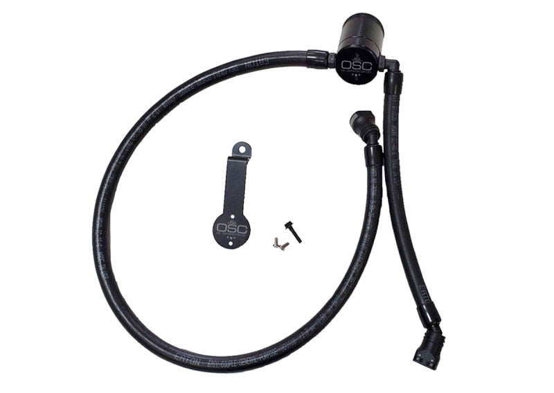 J&L 3069D-B 18-25 Jeep Wrangler JL 3.6L Driver Side Oil Separator 3.0 - Black Anodized