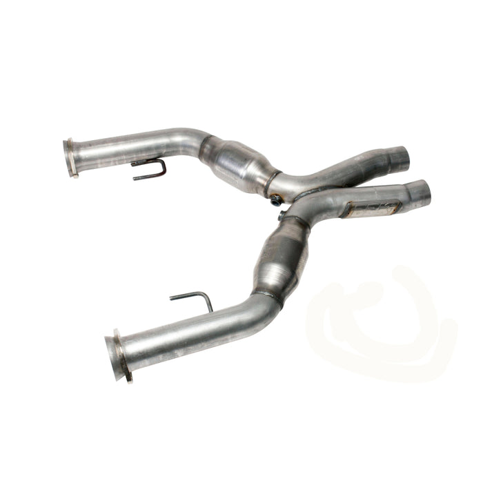 BBK 1637 05-10 Mustang 4.6 Short Mid X Pipe With Catalytic Converters 2-3/4 For Long Tube Headers
