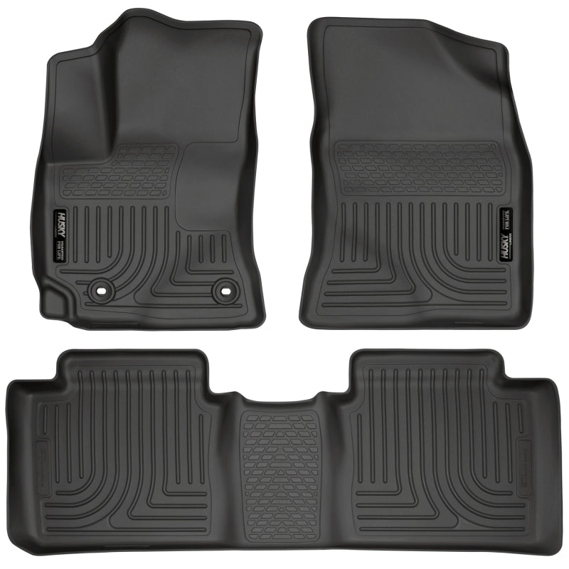 Husky Liners 99531 15 Toyota Corolla Weatherbeater Black Front & 2nd Seat Floor Liners