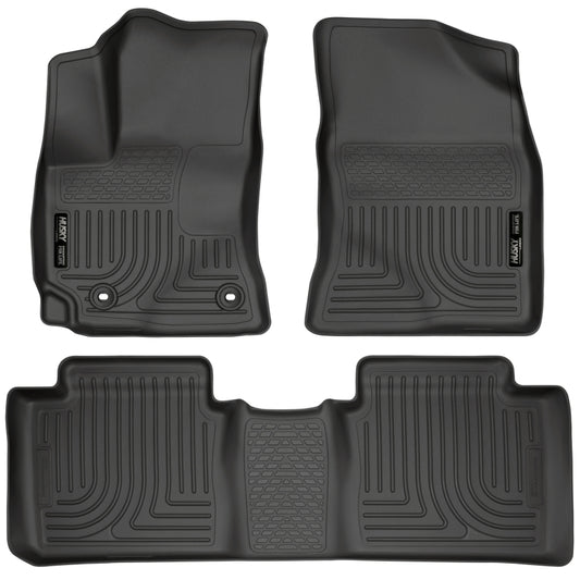 Husky Liners 99531 15 Toyota Corolla Weatherbeater Black Front & 2nd Seat Floor Liners