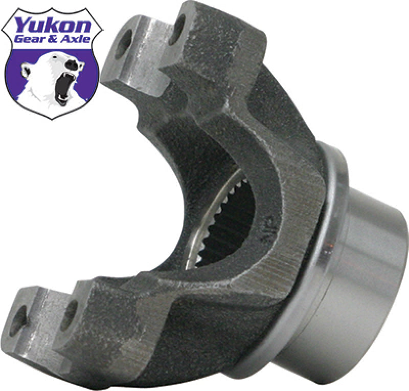 Yukon Gear & Axle YY GM8.2-1310-25 Yukon Gear Yoke For GM 8.2in w/ A 1310 U/Joint Size. This Yoke Uses U-Bolts