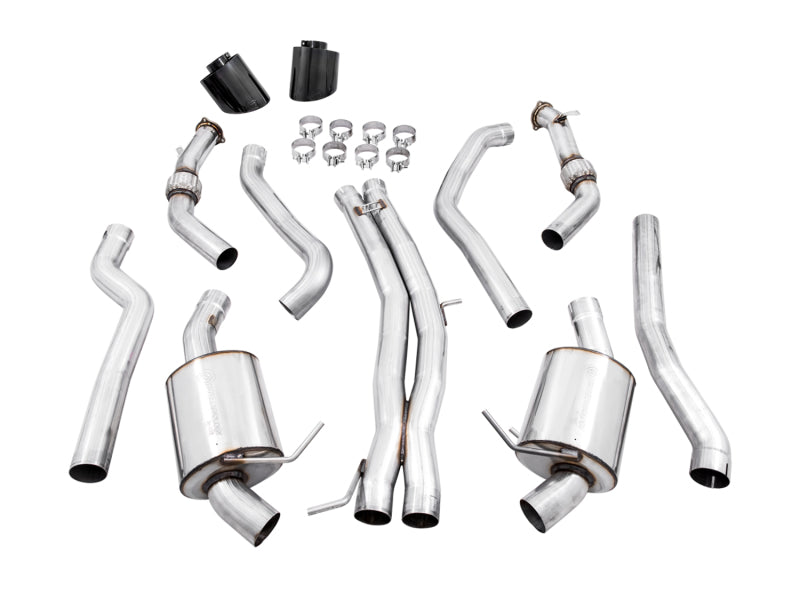 AWE Tuning 3015-33108 Audi B9 RS5 Touring Edition Exhaust - w/ Diamond Black RS Tips
