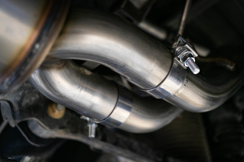 MBRP S5152304 2019 RAM 1500 5.7L (CrewCab & QuadCab ONLY) 2.5in Cat Back Dual Split Rear w/ 4.5in Tip - T304