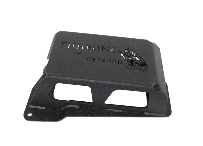 Fishbone Offroad FB23064 12-17 Jeep Wrangler JK Steel EVAP Canister Skid Plates - Black Textured Powdercoat