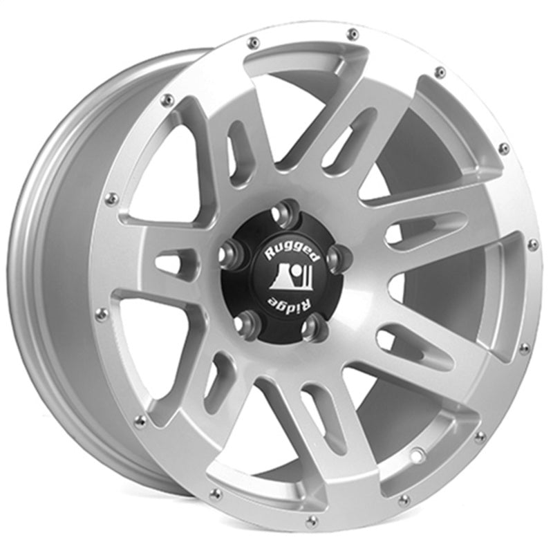 Rugged Ridge 15305.40 XHD Wheel Silver 18x9 07-18 Jeep Wrangler JK