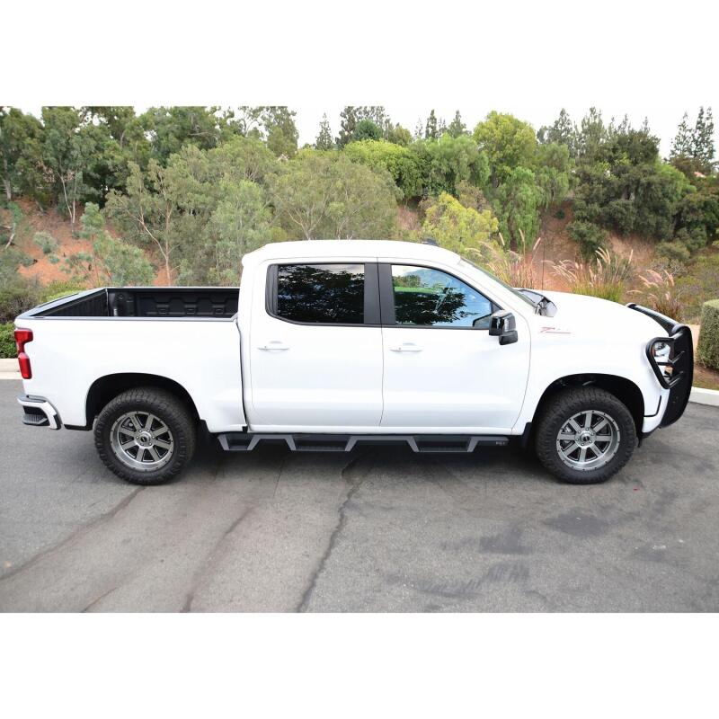 Westin 56-534685 2019 Chevrolet Silverado/Sierra 1500 (5.5ft) Drop Wheel to Wheel Nerf Step Bars - Txt Black