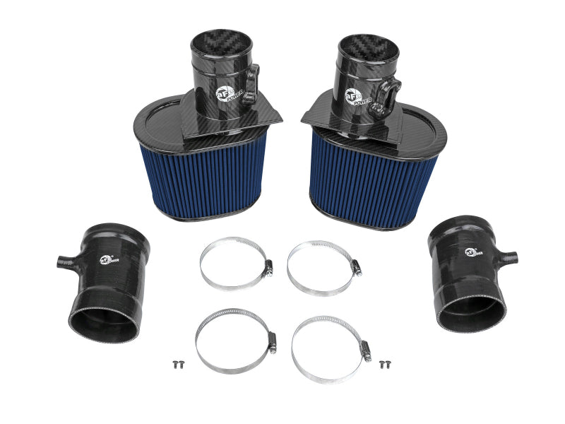 aFe 57-10012R 15-21 Lamborghini Huracan V10-5.2L Track Series Intake System w/ Pro 5R Filter