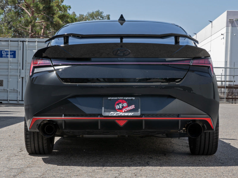 aFe 49-37028-B Takeda Hyundai Elantra N 22-23 L4-2.0L (t) 3in 304 SS Cat-Back Exhaust w/ Black Tips