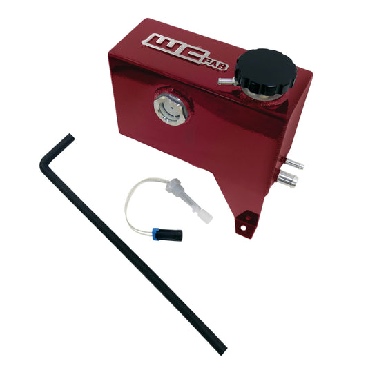 Wehrli WCF100647-RED 11-16 Chevrolet 6.6L LML Duramax OEM Placement Coolant Tank Kit - WCFab Red