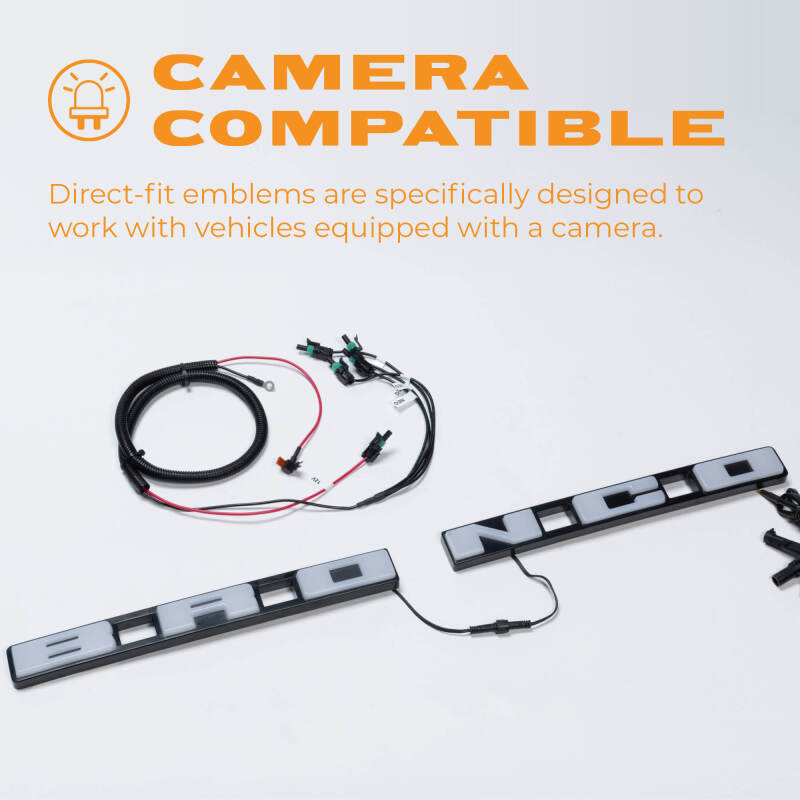 Putco 92852 Ford Bronco 21-23 Ford Bronco Emblem (Fits Models w/ Front Camera)