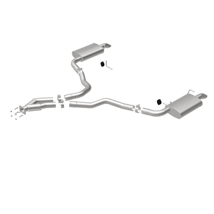 Magnaflow 16710 MagnaFlow 75-79 Chevy Corvette V8 5.7L Dual Split Rear Exit Stainless Cat-Back Perf Exhaust