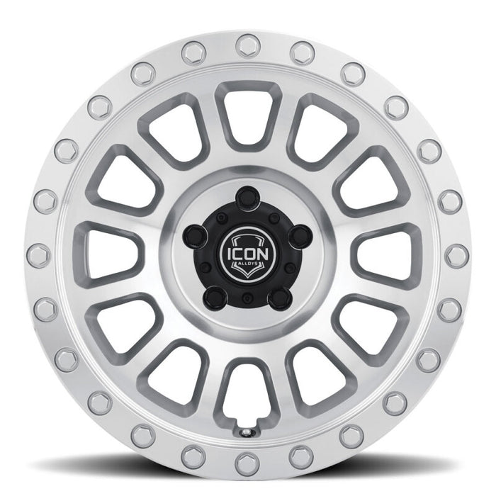 ICON 8018905560SM Hulse 18x9 5x150 25mm Offset 6in BS Silver Machined