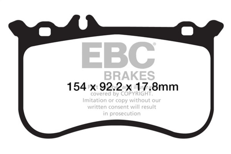 EBC DP42138R 10-11 Mercedes-Benz CL550 5.5 AMG Sport Pkg Yellowstuff Front Brake Pads