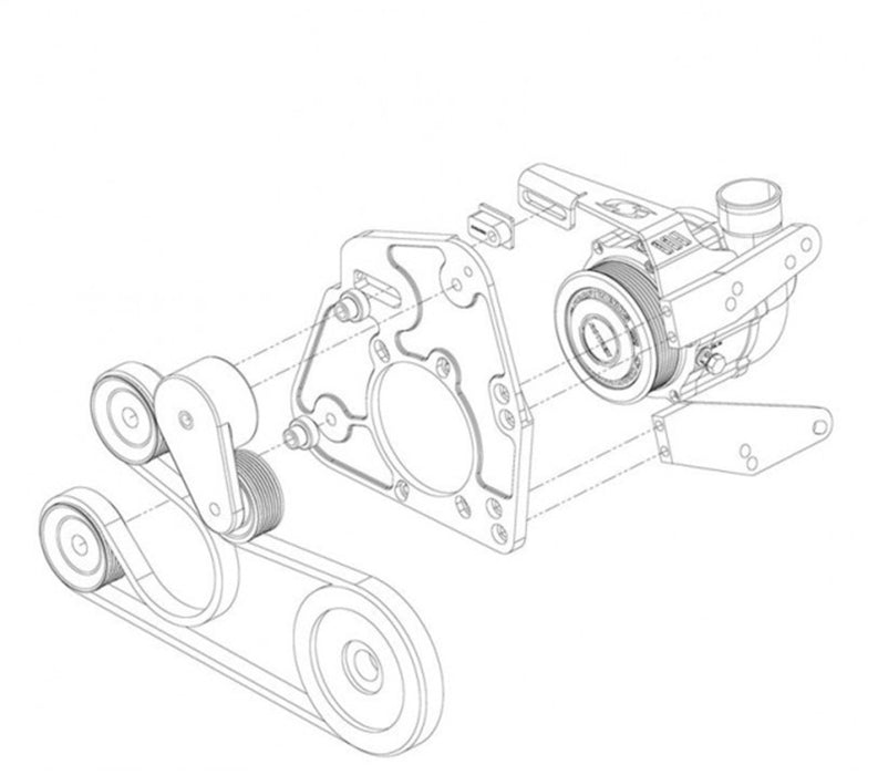 KraftWerks 150-05-0030B Acura/Honda B-Series Race Supercharger Kit (C30-94)