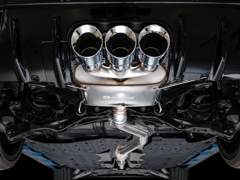 AWE Tuning 3015-52287 2023 Honda Civic Type R FL5 Touring Edition Exhaust w/ Triple Chrome Silver Tips