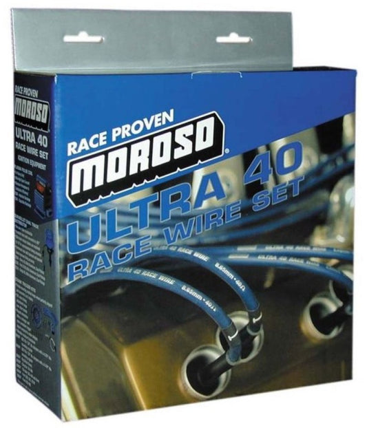 Moroso MOR73676 Ultra 40 Plug Wire Set - Ford 302
