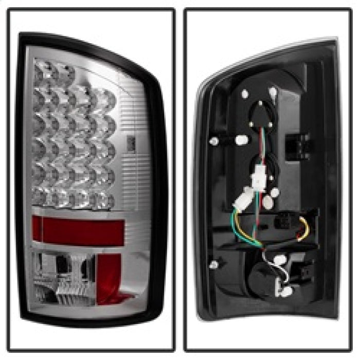 SPYDER 5002563 Spyder Dodge RAM 02-06 1500/RAM 2500/3500 03-06 LED Tail Light Chrome ALT-YD-DRAM02-LED-C