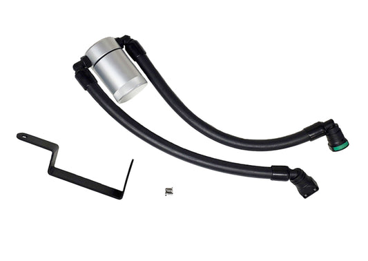 J&L 3022P-C 13-19 Ford Explorer Sport EcoBoost V6 Passenger Side Oil Separator 3.0 - Clear Anodized