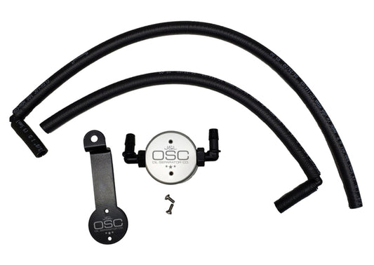 J&L 3107D-C 05-24 Toyota 4Runner 4.0L Driver Side Oil Separator 3.0 - Clear Anodized