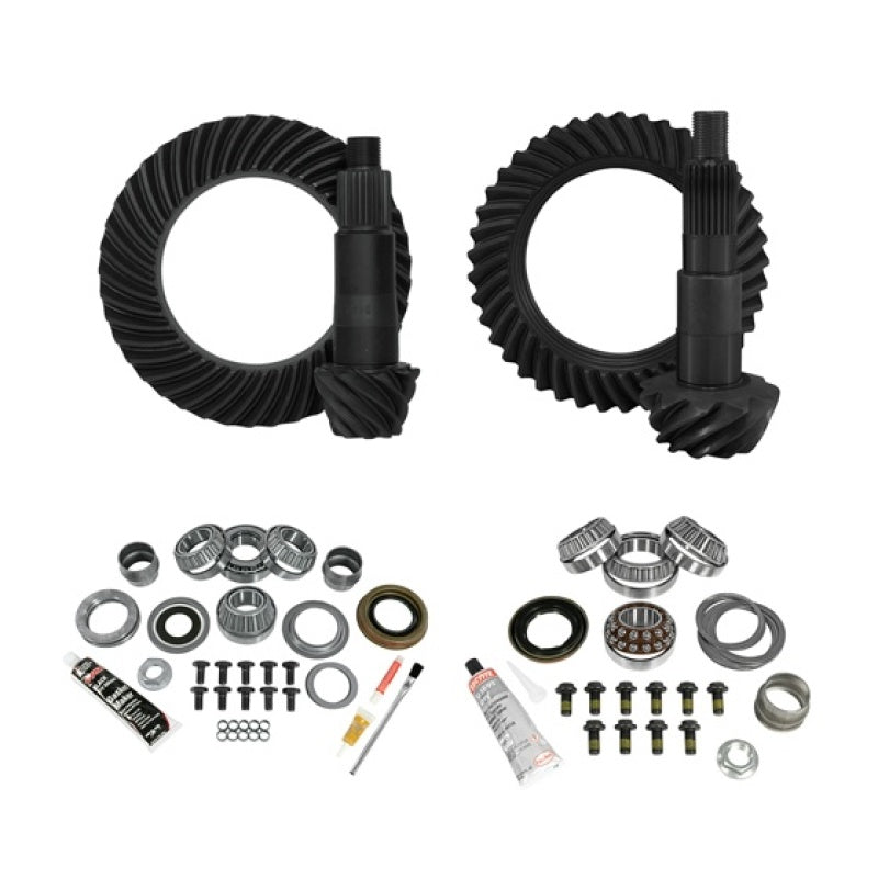 Yukon Gear & Axle YGK079 Yukon Gear & Install Kit Package Jeep JL Non-Rubicon D44 (M220) R / D30 (M186) F - 4.88 Ratio
