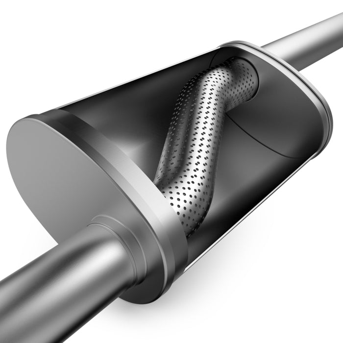 Magnaflow Perf Exhaust MAG11235 Stainless Muffler 2.25in. Offset In/Out
