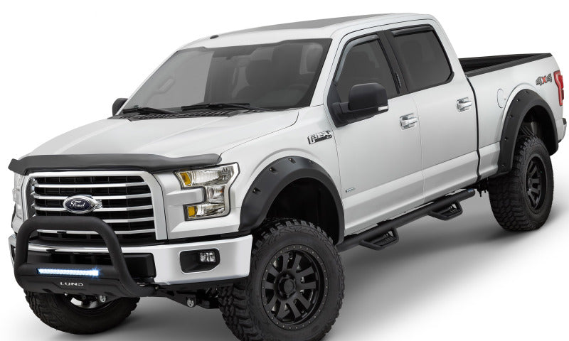 LUND 34641403 Lund 15-18 Ford F-150 SuperCrew Terrain HX Step Nerf Bars - Black