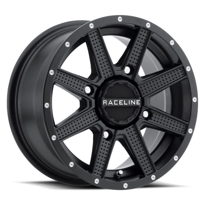 Raceline A92B-47011-47 A92B Hostage 14x7in / 4x156 BP / 2+5 -47mm Offset / 83.8mm Bore - Satin Black Wheel
