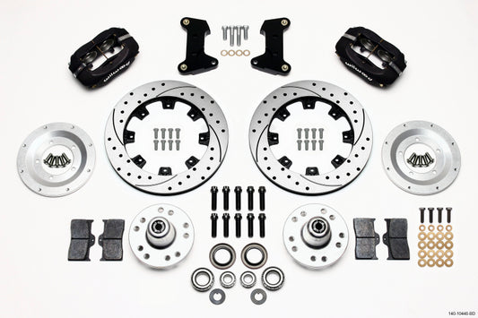 Wilwood WIL140-10440-BD Front Disc Brake Kit 74-78 Pinto/Mustang