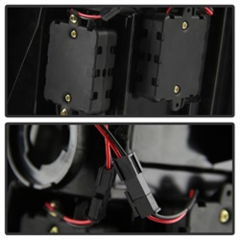 SPYDER 5084033 Spyder 09-16 Dodge RAM 1500 Light Bar LED Tail Lights - Black Smoke ALT-YD-DRAM09V2-LED-BSM