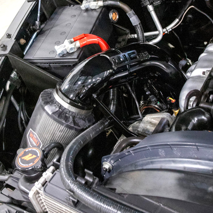 Wehrli WCF100346-GB 03-07 Dodge 5.9L Cummins 4in Intake Kit - Gloss Black