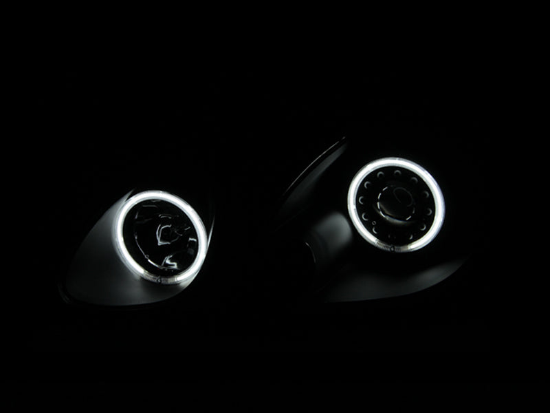 ANZO 121144 1998-2005 Lexus Gs300 Projector Headlights w/ Halo Black