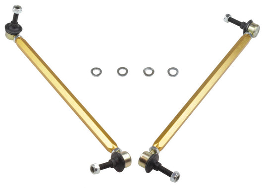 Whiteline KLC178 10+ Chevy Camaro FR Coupe Front Sway Bar - Link Assy H/D Adj Steel Ball (360mm C to C)