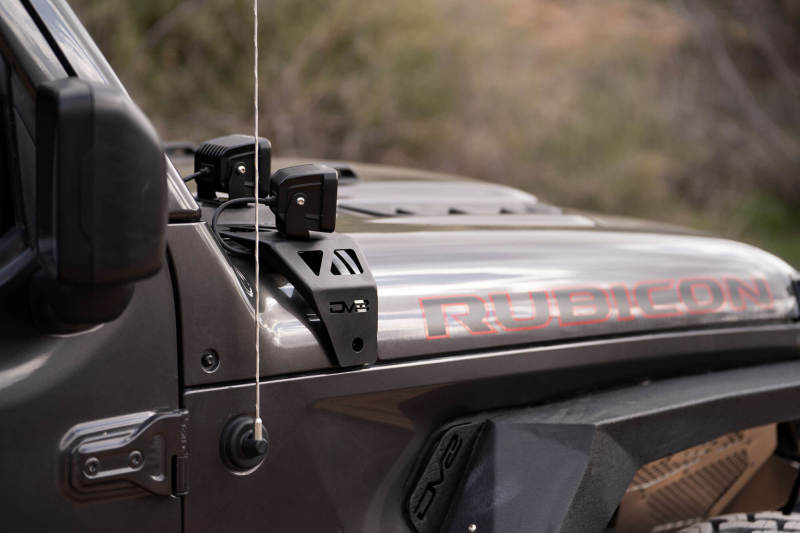 DV8 Offroad LBJL-04 18-22 Jeep Gladiator JT Cowl Light Bar Bracket