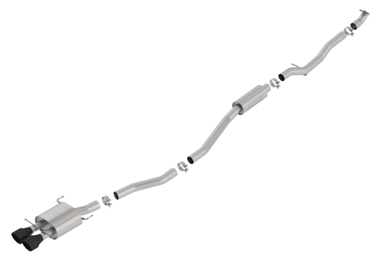 Borla 140777CB 17-19 Honda Civic SI 1.5L Turbo MT S-Type 2.75in Cat-Back Exhaust Ceramic Black Tip