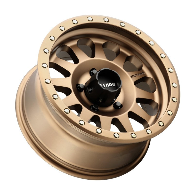 Method Wheels MR30458012924N Method MR304 Double Standard 15x8 -24mm Offset 5x4.5 83mm CB Method Bronze Wheel