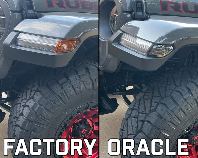 ORACLE Lighting 5853-504 Oracle Jeep Wrangler JL Smoked Lens LED Front Sidemarkers