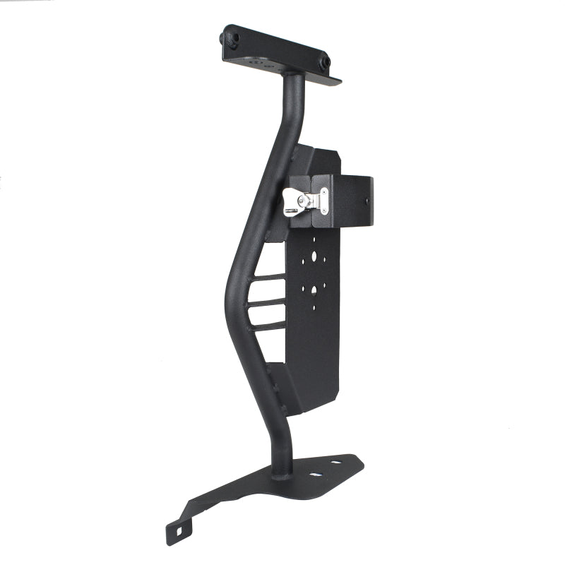 Go Rhino 701011T 18-24 Jeep Wrangler JL/JLU/JT Front Fender Jack Mount for Hi-Lift Jack - Tex. Blk