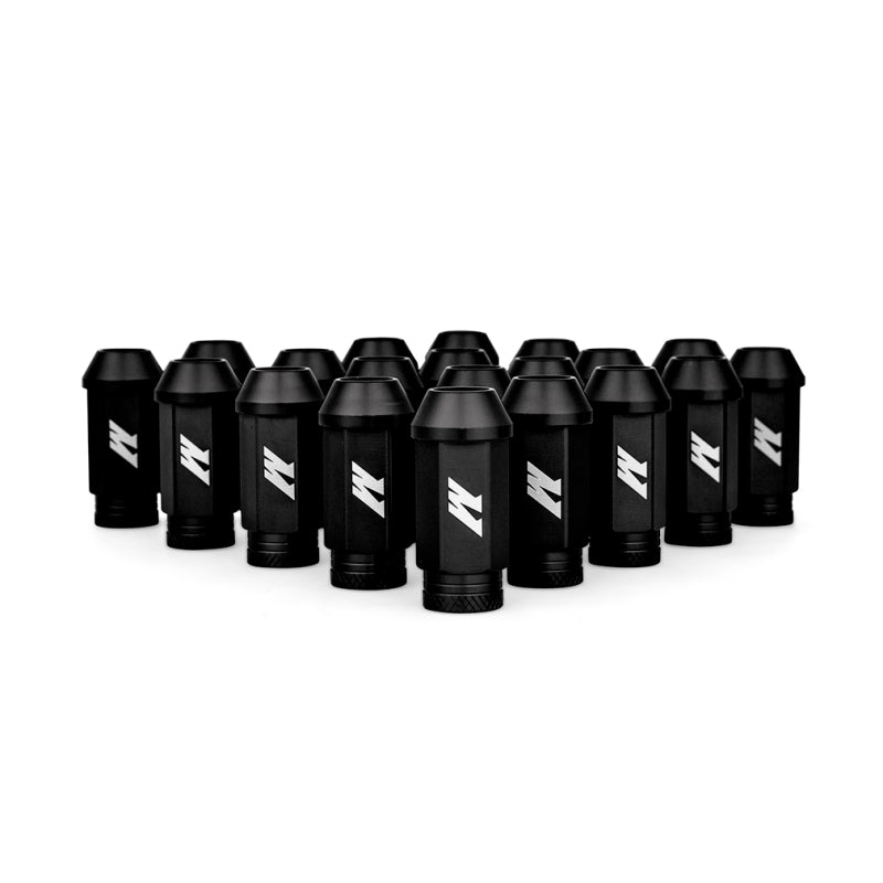 Mishimoto MMLG-125-20LBK Aluminum Locking Lug Nuts M12x1.25 20pc Set Black