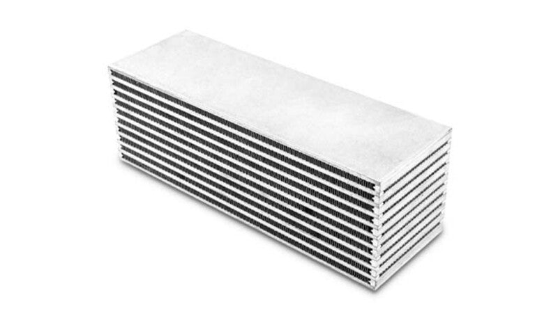 Vibrant 12971 12in W x 4in H x 4in Thick Water to Air Intercooler Core