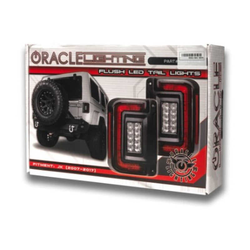 ORACLE Lighting 5891-504 Oracle Lighting Jeep Wrangler JK Flush Mount LED Tail Lights SEE WARRANTY
