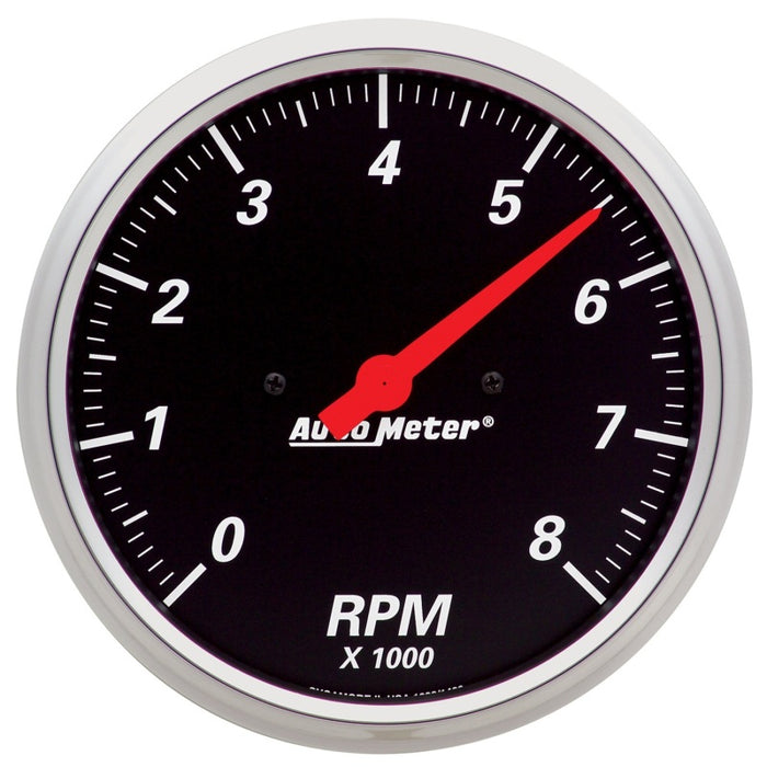 AutoMeter 1499 Autometer Designer Black 5in 8k RPM Tachometer Gauge