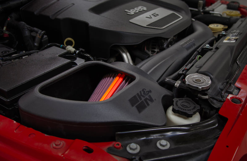 K&N Engineering 50-1566 K&N 12-18 Jeep Wrangler V6 3.6L NextGen Cold Air Intake