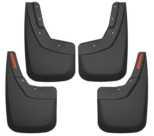 Husky Liners 56886 14-17 Chevy Silverado 1500 / 15-16 Silverado 2500 HD Front and Rear Mud Guards - Black