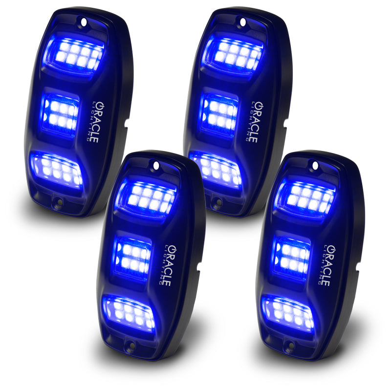 ORACLE Lighting 5895-339 Oracle Underbody RGB+W Wheel Well Rock Light Kit - 4 PCS - ColorSHIFT SEE WARRANTY
