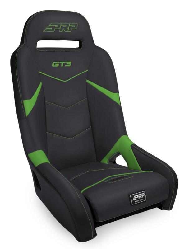 PRP Seats A7301-PORXP-W PRP GT3 Suspension Seat - Black/Green