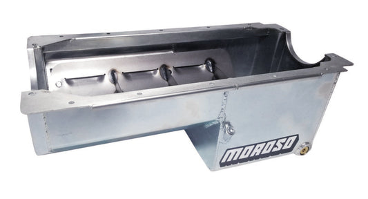Moroso MOR21019 SBC Steel Oil Pan - 7qt. For Dart/Rocket Block