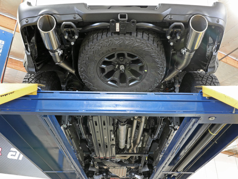 aFe 49-32084-B Vulcan Series 3in 304SS Cat-Back Exhaust 21+ RAM 1500 TRX V8-6.2L w/ Black Tips