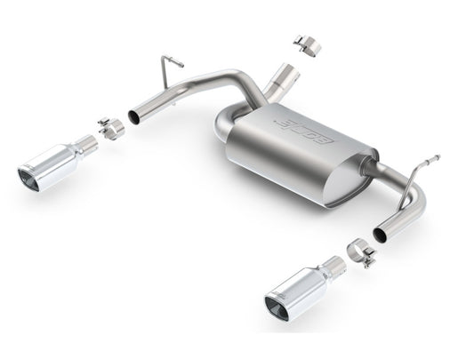 Borla 11834 12-16 Jeep Wrangler 3.6L AT/MT 4WD Single Split Rr Exit Touring Exhaust (rear section only)
