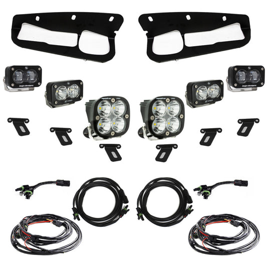 Baja Designs 448175 21-22 Ford Bronco w/Steel Bumper S2 SAE Pro Fog Pocket Light Kit - Clear